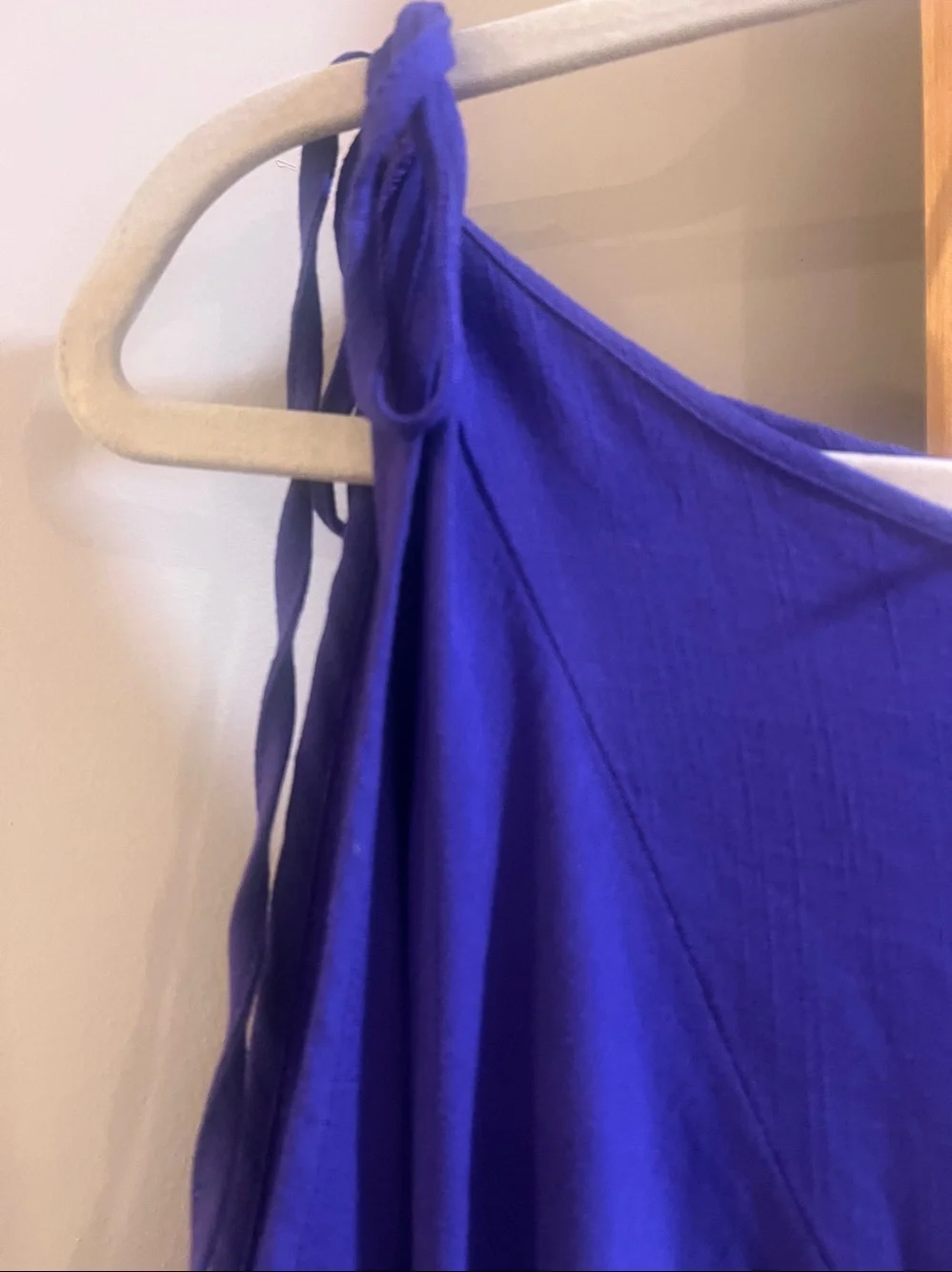 Free People beautiful long sleeve Dress in Cobalt Blue size medium